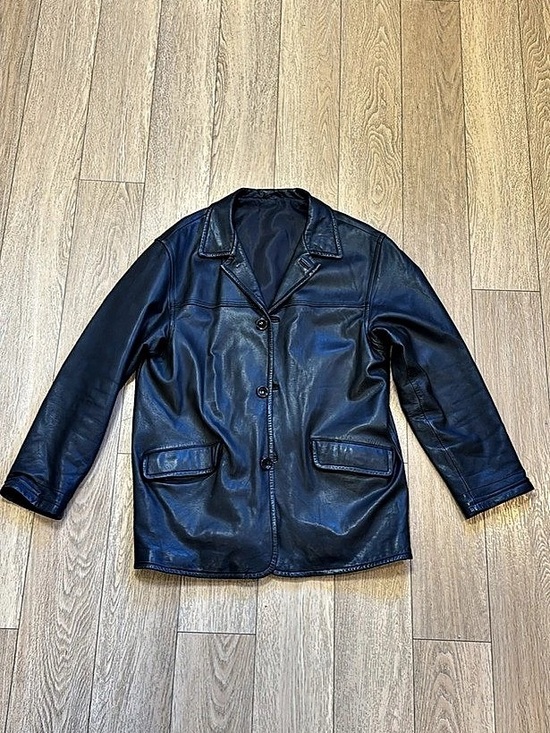 Other - Men’s Black Leather Jacket Like New